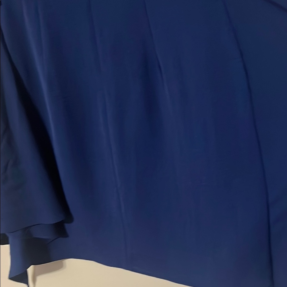 Vince Camuto Blue Midi Sheath Dress with Crew Neck - Picture 8 of 13